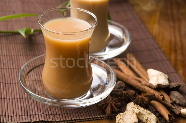 Masala chai Stock photo © joannawnuk