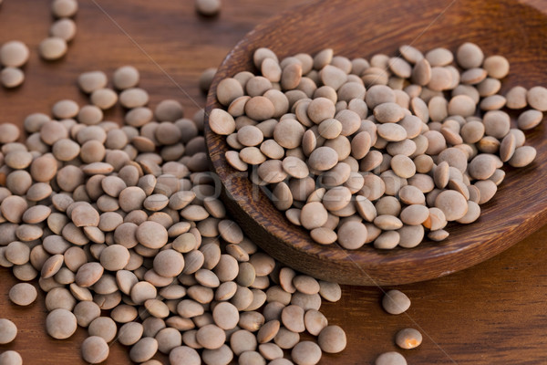 Dry Organic Brown Lentils Stock photo © joannawnuk