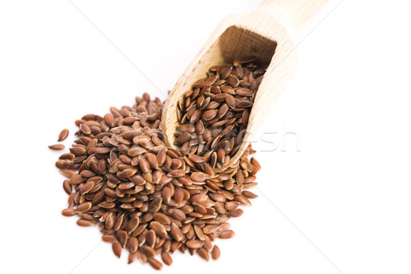 Flax seeds, Linseed, Lin seeds close-up Stock photo © joannawnuk