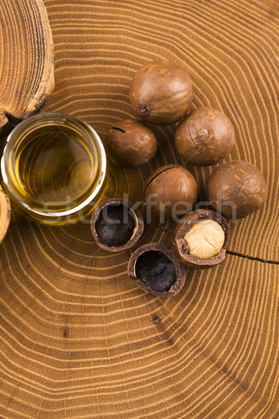 Macadamia nut oil Stock photo © joannawnuk