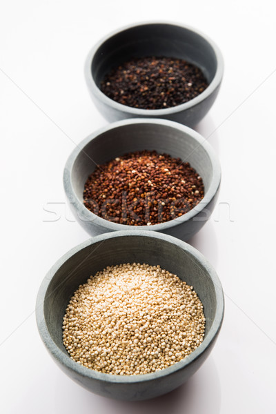 Quinoa grain on white background Stock photo © joannawnuk