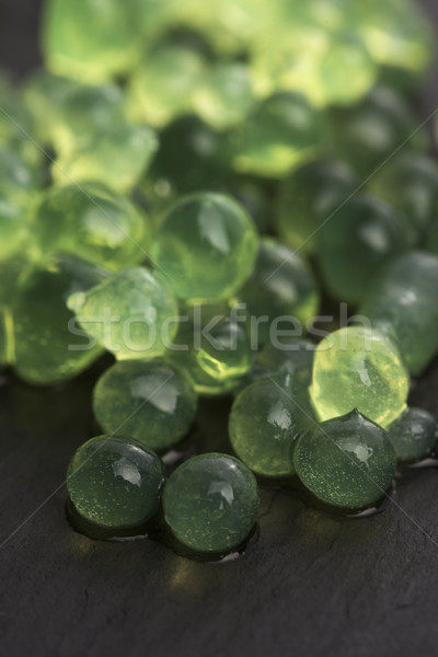 Foto d'archivio: Menta · caviale · molecolare · gastronomia · verde · cottura