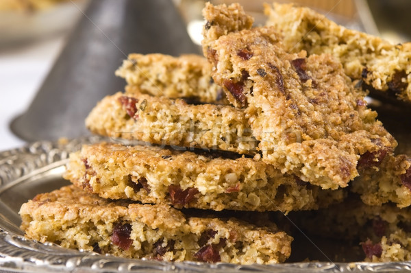 Freshly baked cranberry cookies Stock photo © joannawnuk