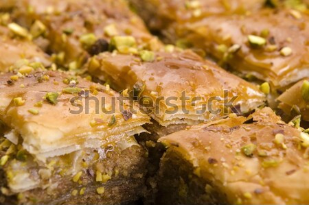 Baklava - traditional middle east sweet desert Stock photo © joannawnuk