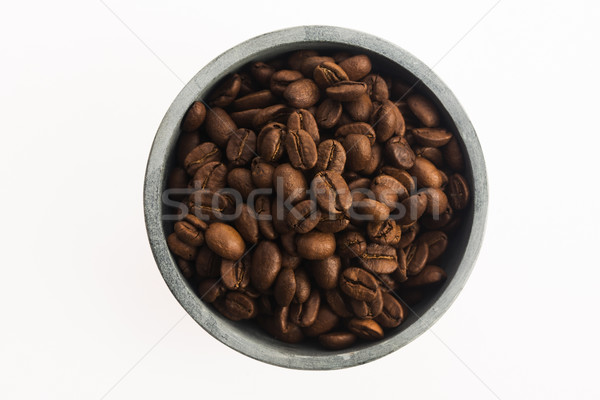咖啡 葉 背景 組 盤 商業照片 © joannawnuk