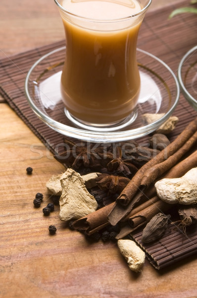Masala chai Stock photo © joannawnuk
