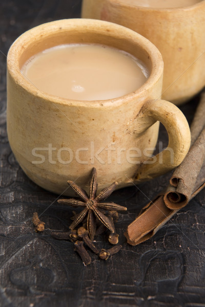 Masala chai Stock photo © joannawnuk