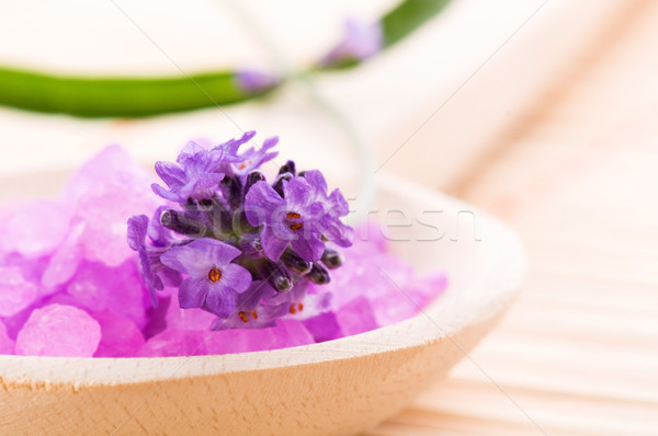 [[stock_photo]]: Lavande · fleur · spa · bien-être · bois