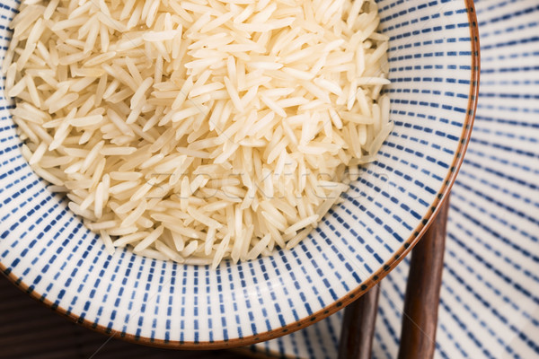 Basmati riz bol bois groupe saine [[stock_photo]] © joannawnuk