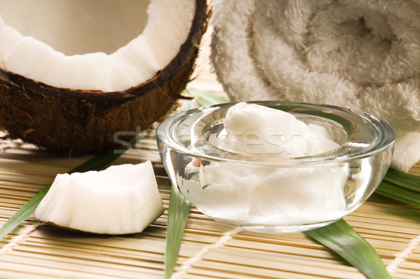 Coconut and coconut oil  Stock photo © joannawnuk