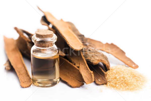 Cinnamon essential oil Stock photo © joannawnuk