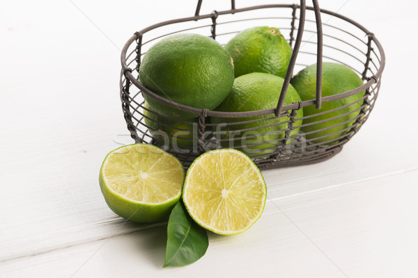 Fresh limes Stock photo © joannawnuk