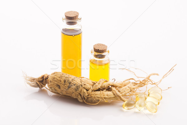 Extract of ginseng root Stock photo © joannawnuk