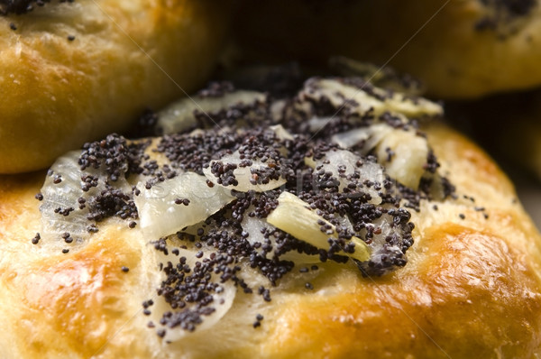 Cebularze Traditional Polish Cake With Onion And Poppy Seed