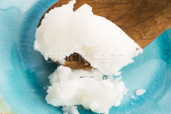 Kokosowe oleju alternatywa terapii dłoni zielone Zdjęcia stock © joannawnuk
