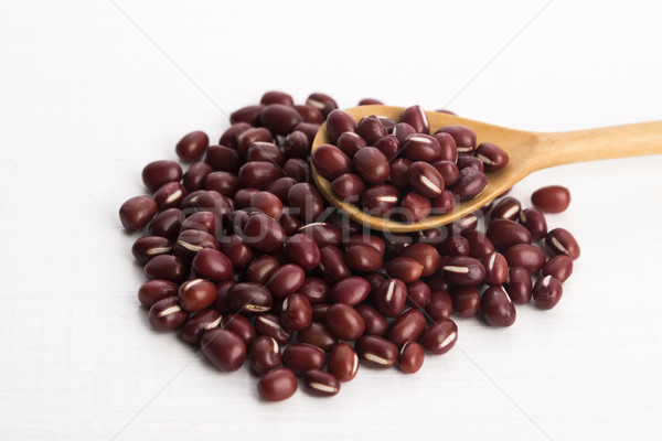 Red haricot beans (Adzuki) Stock photo © joannawnuk