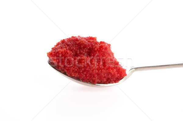 Stock photo: red caviar
