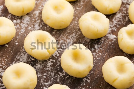 Stock photo: Traditional Polish Silesian noodles before boiling 