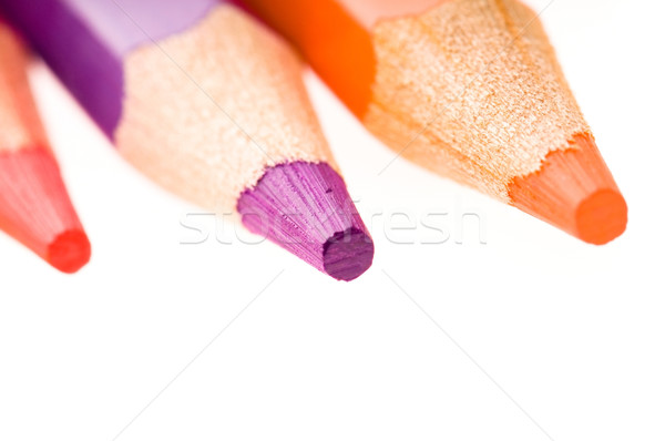 color pencil isolated on white Stock photo © joannawnuk