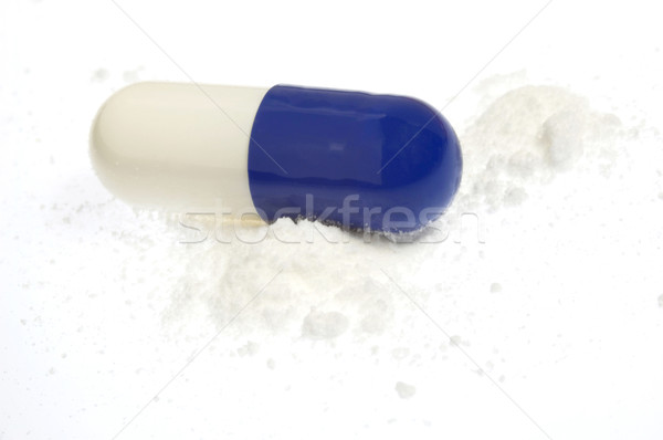 pills on white background Stock photo © joannawnuk