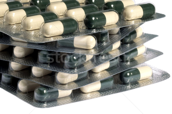 pills on white background Stock photo © joannawnuk