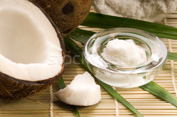 Coconut and coconut oil  Stock photo © joannawnuk