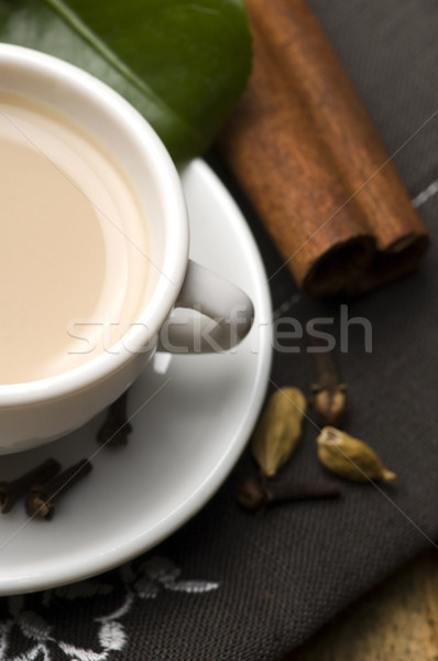 Masala chai Stock photo © joannawnuk