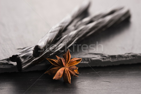 Licorice candy with star anise Stock photo © joannawnuk