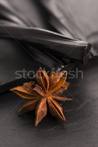 Licorice candy with star anise Stock photo © joannawnuk