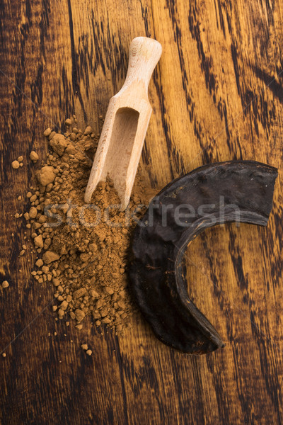 carob pods and carob powder Stock photo © joannawnuk
