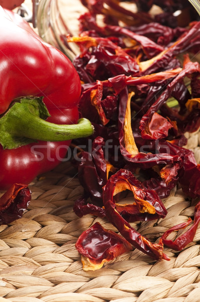 Dried red pepper Stock photo © joannawnuk