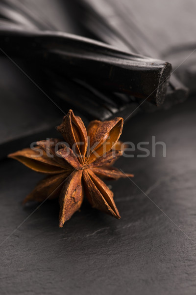 Licorice candy with star anise Stock photo © joannawnuk