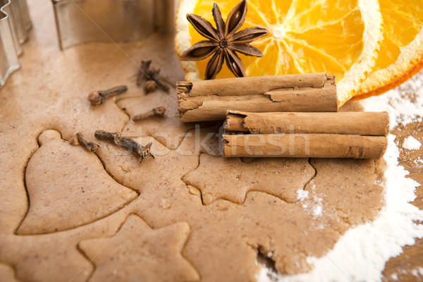 Stok fotoğraf: Malzemeler · Noel · zencefilli · çörek · gıda · meyve