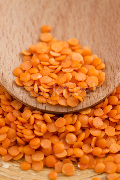 Dry Organic Red Lentils Stock photo © joannawnuk