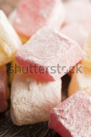 Turecki radość deser różowy słodkie istanbul Zdjęcia stock © joannawnuk