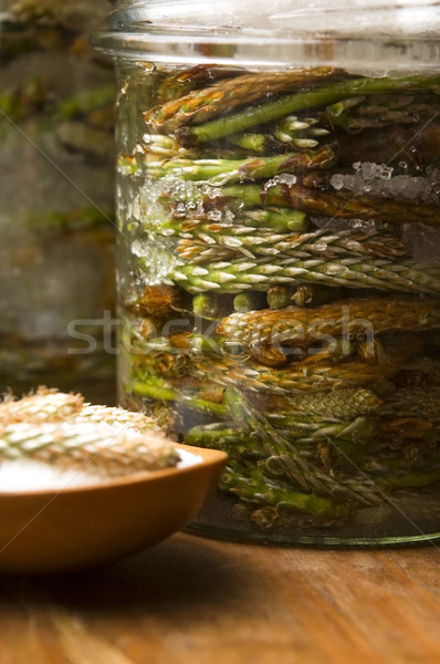 Natural medicine - syrup made of pine sprouts  Stock photo © joannawnuk