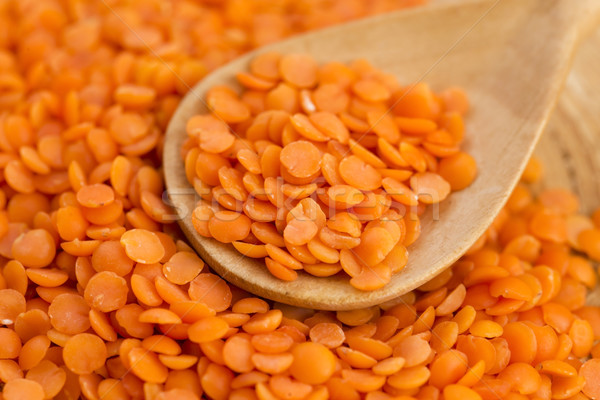 Dry Organic Red Lentils Stock photo © joannawnuk