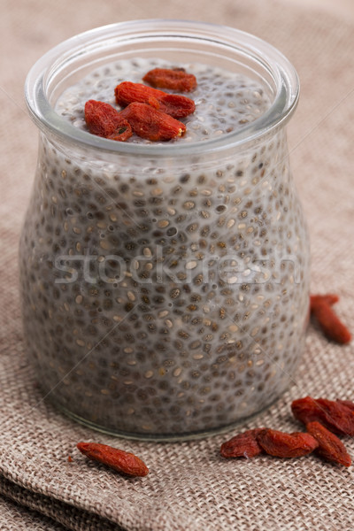 Chia seed pudding Stock photo © joannawnuk