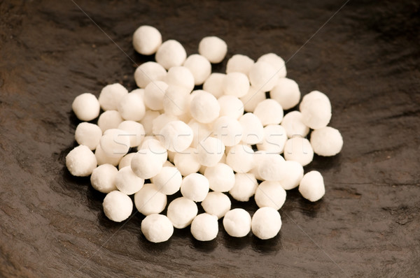 Stock photo: white tapioca pearls