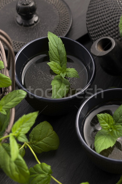 Stock photo: Mint tea