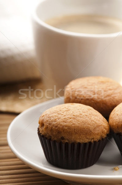 Coffee and cinnamon muffins Stock photo © joannawnuk