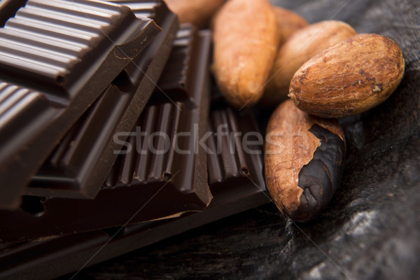 Foto d'archivio: Cacao · fagioli · latte · cioccolato · cioccolato · fondente · gruppo