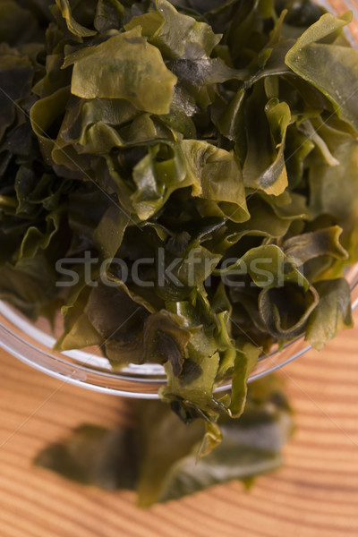 морские водоросли японская еда продовольствие зеленый приготовления растительное Сток-фото © joannawnuk