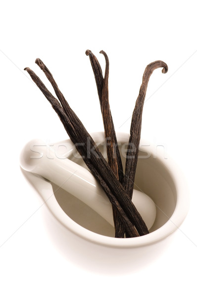 mortar with vanilla pods  Stock photo © joannawnuk