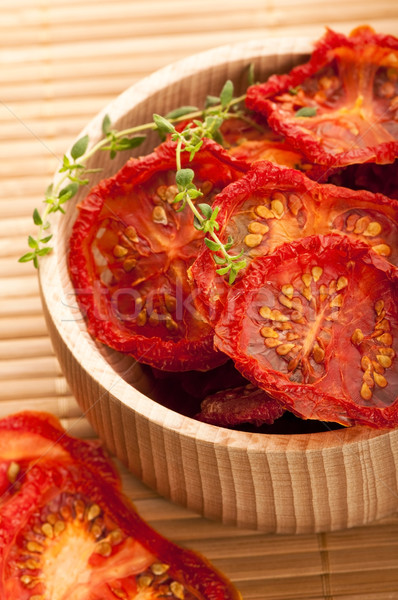 Stockfoto: Italiaans · zon · gedroogd · tomaten · zaden · horizontaal
