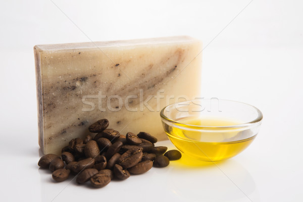 Café savon nature fond beauté bar [[stock_photo]] © joannawnuk