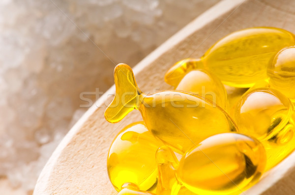 bath salt and capsule. spa and wellness Stock photo © joannawnuk