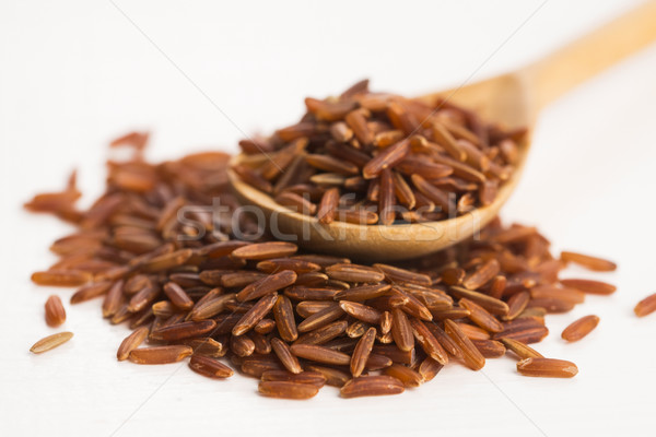 Roşu orez alimente grup cereale sănătos Imagine de stoc © joannawnuk