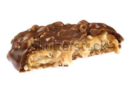 Foto stock: Chocolate · cookie · blanco · café · postre · comer