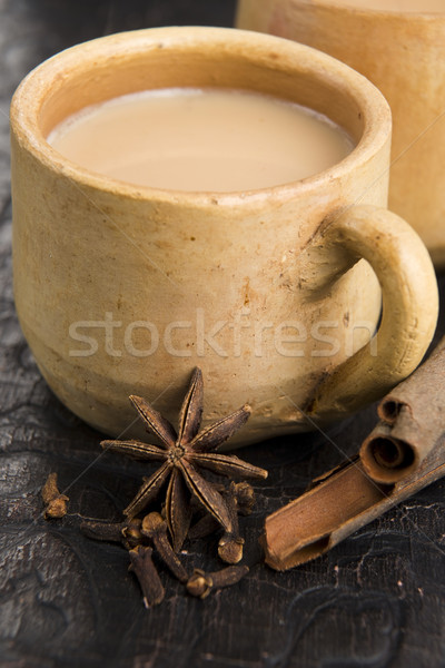 Masala chai Stock photo © joannawnuk